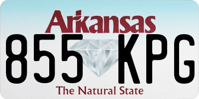 AR license plate 855KPG