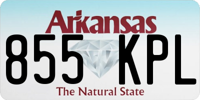 AR license plate 855KPL