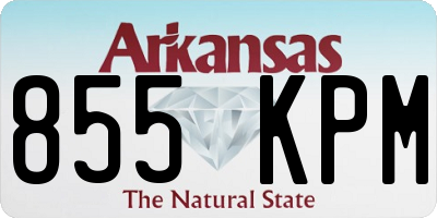 AR license plate 855KPM