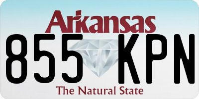 AR license plate 855KPN