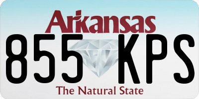 AR license plate 855KPS