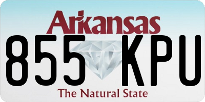 AR license plate 855KPU