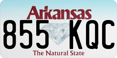 AR license plate 855KQC