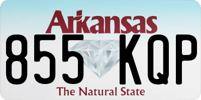 AR license plate 855KQP