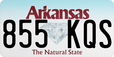 AR license plate 855KQS