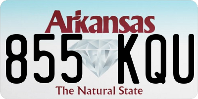 AR license plate 855KQU