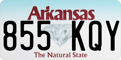 AR license plate 855KQY