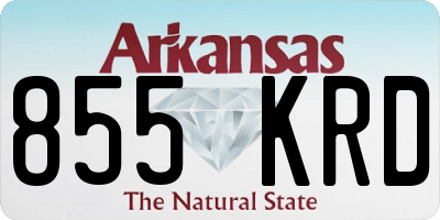 AR license plate 855KRD