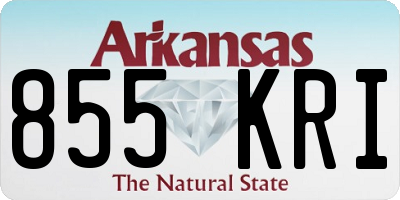 AR license plate 855KRI