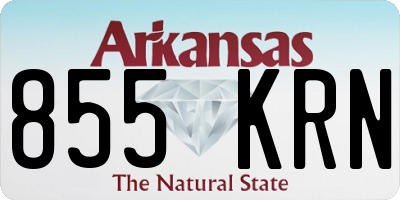 AR license plate 855KRN