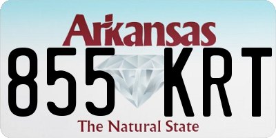 AR license plate 855KRT