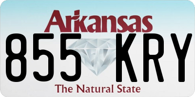 AR license plate 855KRY