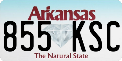 AR license plate 855KSC