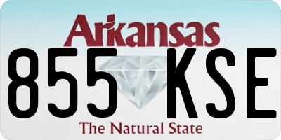 AR license plate 855KSE