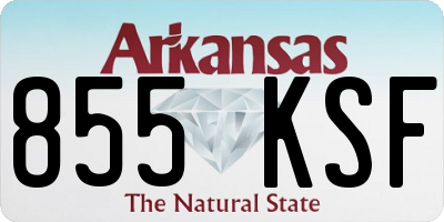 AR license plate 855KSF