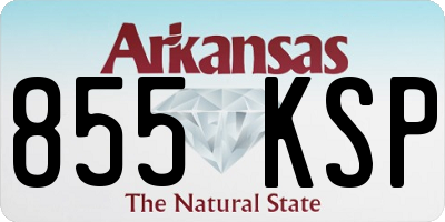 AR license plate 855KSP