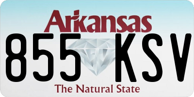 AR license plate 855KSV