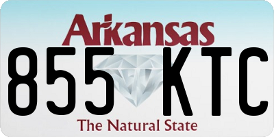 AR license plate 855KTC