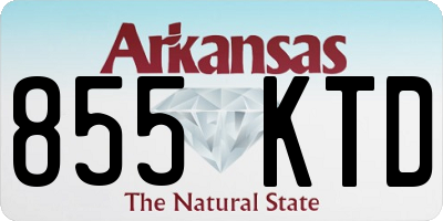AR license plate 855KTD