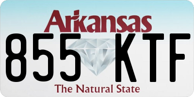 AR license plate 855KTF