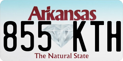 AR license plate 855KTH