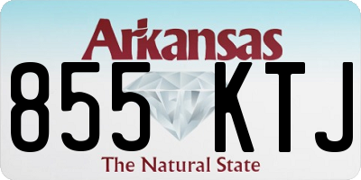 AR license plate 855KTJ