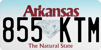 AR license plate 855KTM