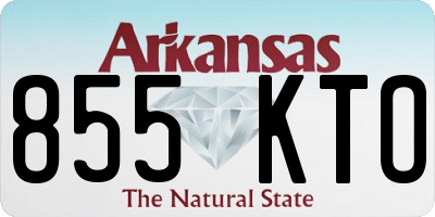 AR license plate 855KTO