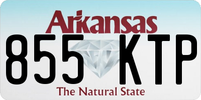AR license plate 855KTP