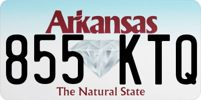 AR license plate 855KTQ