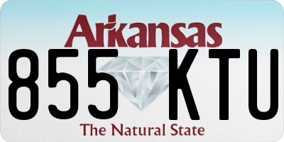 AR license plate 855KTU