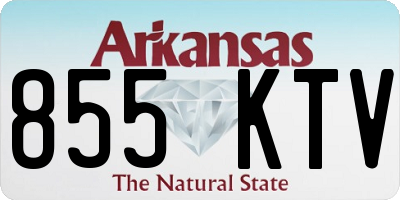 AR license plate 855KTV