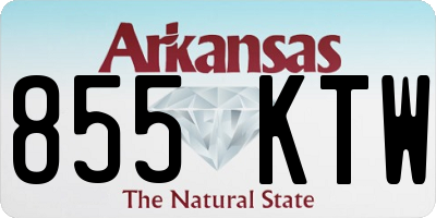 AR license plate 855KTW