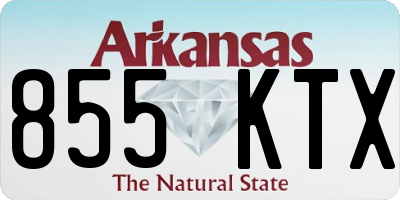 AR license plate 855KTX