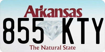 AR license plate 855KTY
