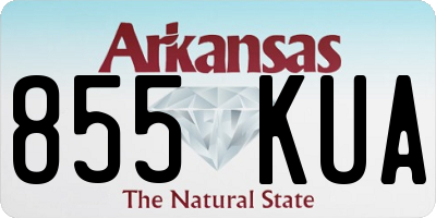 AR license plate 855KUA