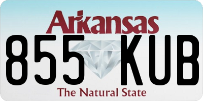 AR license plate 855KUB