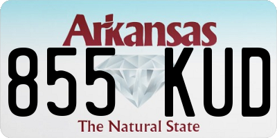 AR license plate 855KUD