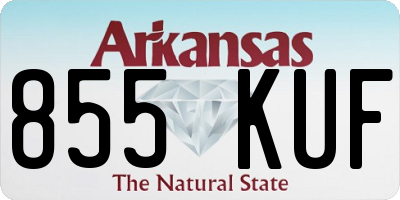 AR license plate 855KUF