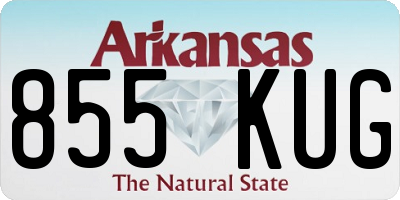 AR license plate 855KUG