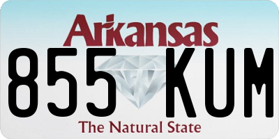 AR license plate 855KUM