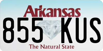 AR license plate 855KUS