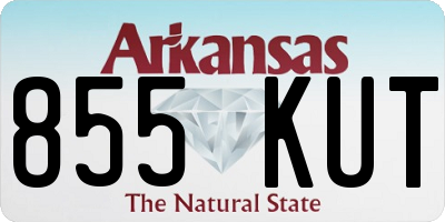 AR license plate 855KUT