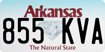 AR license plate 855KVA