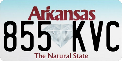AR license plate 855KVC
