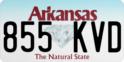 AR license plate 855KVD