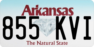 AR license plate 855KVI