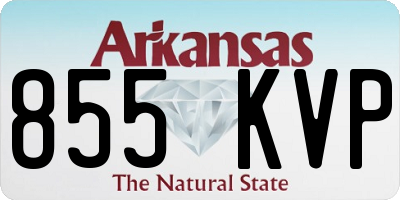 AR license plate 855KVP