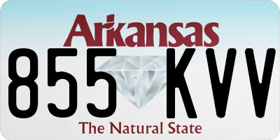 AR license plate 855KVV
