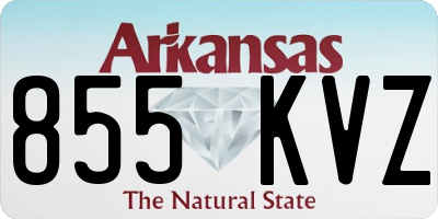 AR license plate 855KVZ